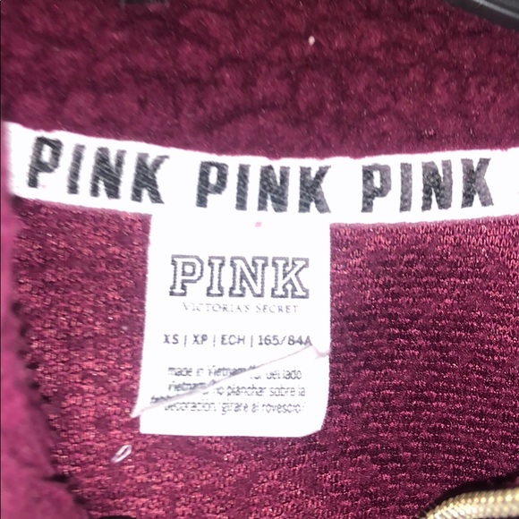 PINK Victoria’s Secrets Sherpa pullover XS Sweater - Picture 4 of 6